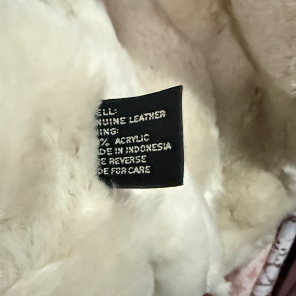 Express Suede Faux Fur Trim Coat Jacket, Beige Cozy Winter Warm - Picture 4 of 7